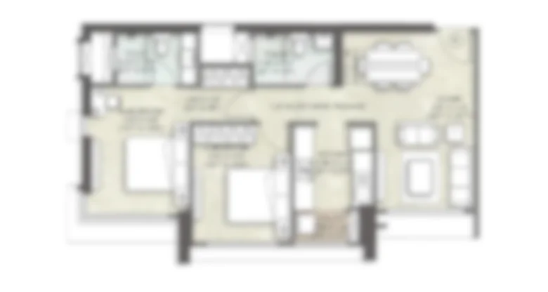 3 BHK Floor Plan - Veena Imperia Andheri West by Veena Developers